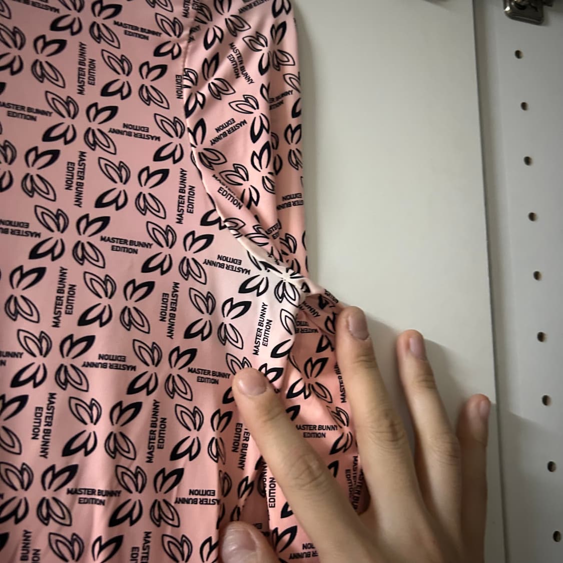 2020 20만원대) 마스터바니 에디션 골프 핑크 긴팔 착붙 티셔츠 상품이미지4