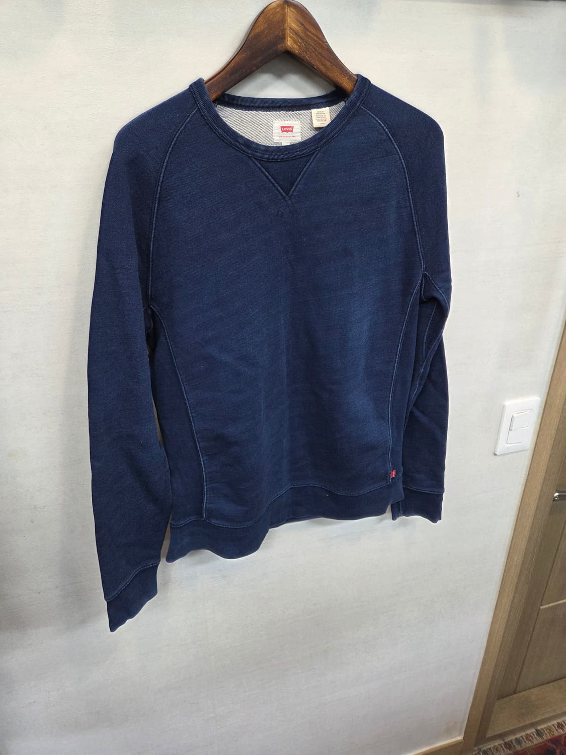 리바이스 데님 생지느낌 맨투맨 s 상품이미지5