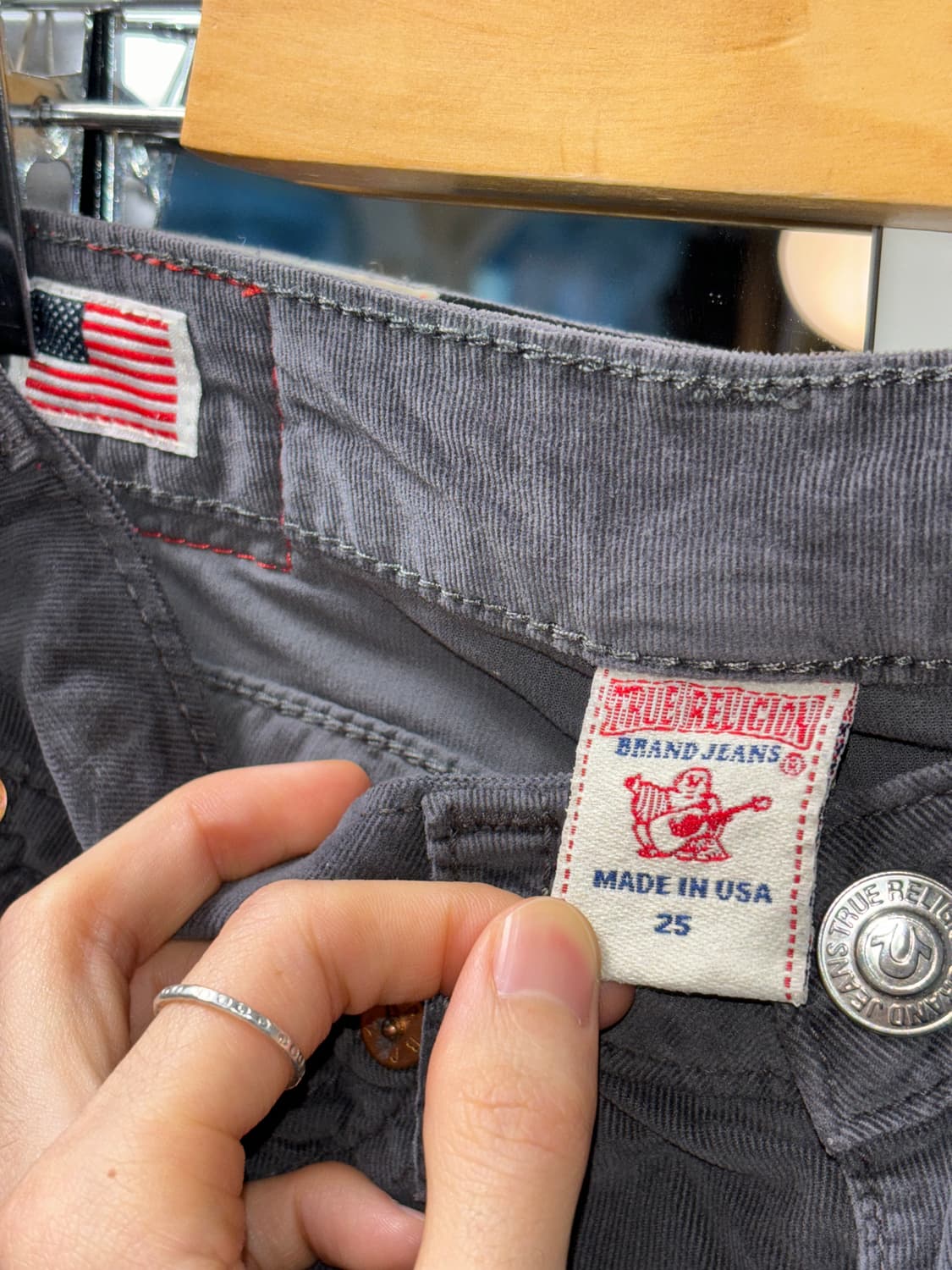 트루릴리전 코듀로이 부츠컷 팬츠 상품이미지5