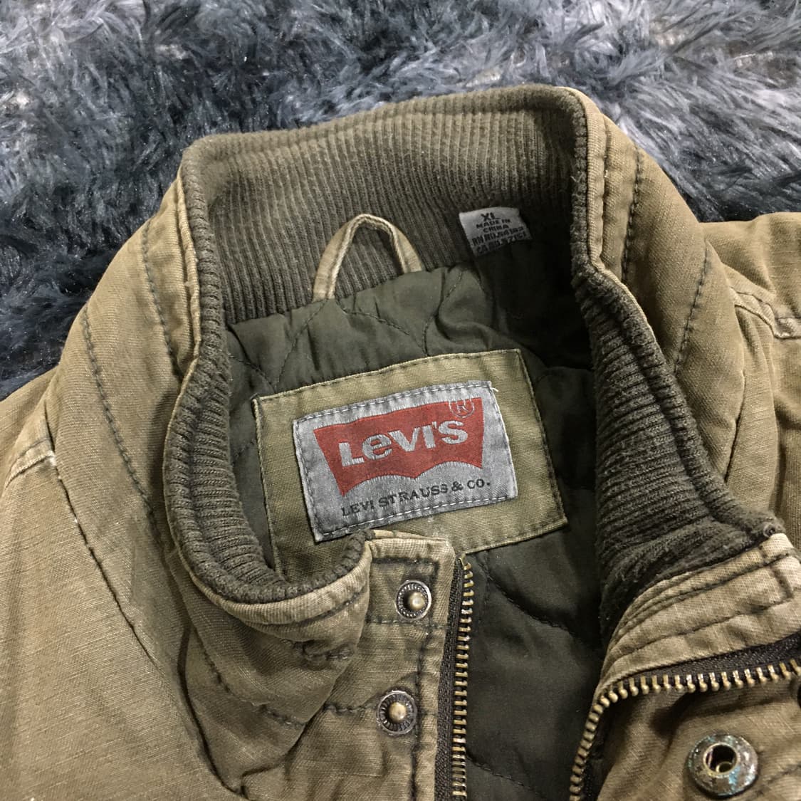 투티/0398 Levis 데저트 워크 자켓 카키 밀리터리  상품이미지2