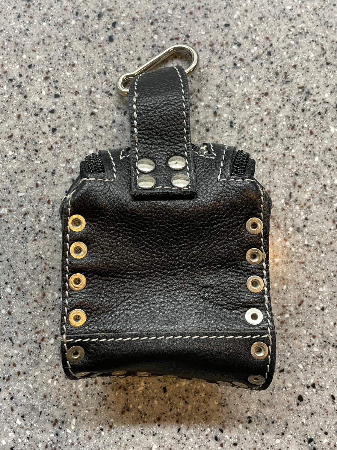 flame skull key ring pouch 상품이미지3