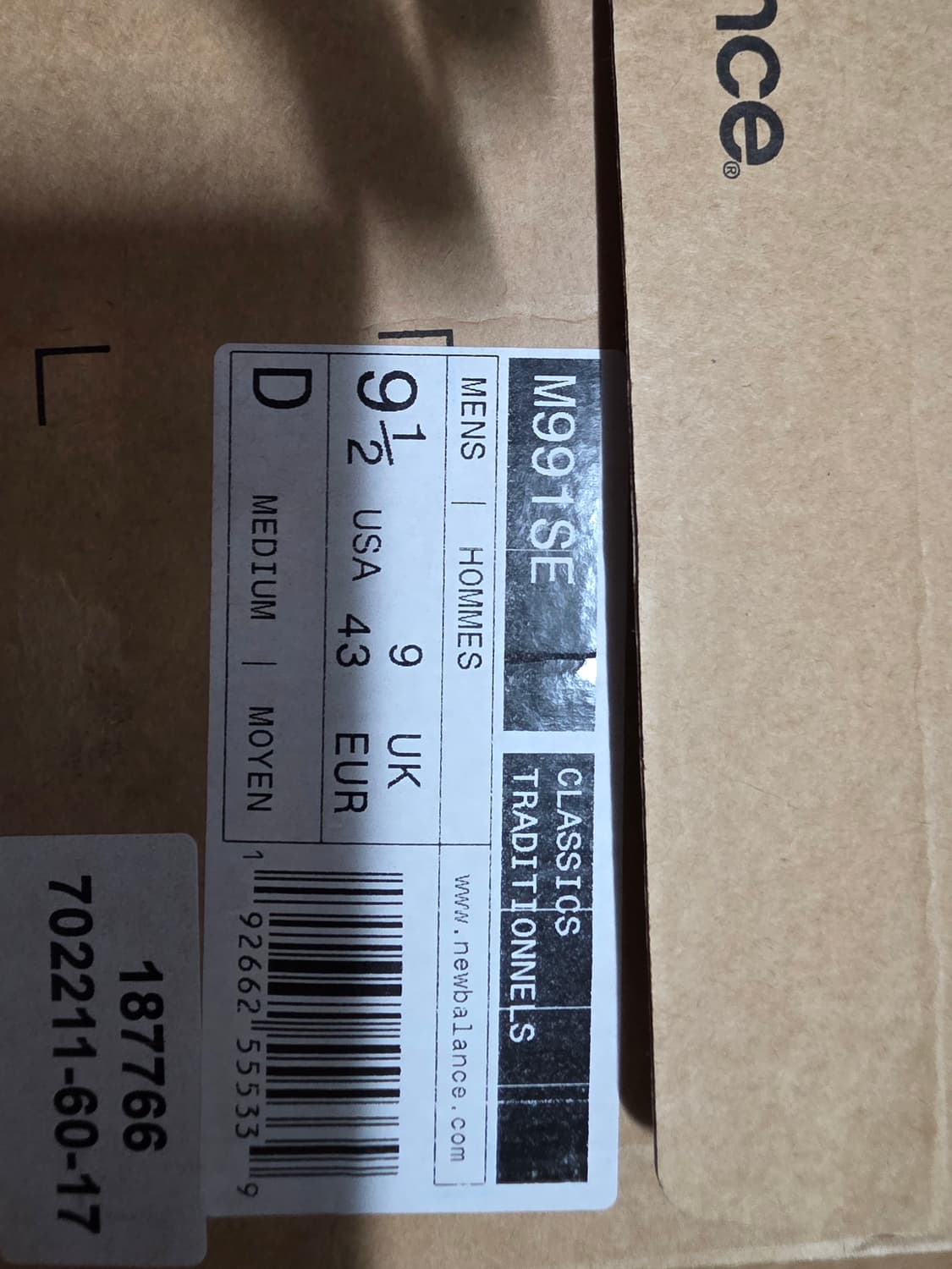 뉴발란스 991 메이드 인 UK 이스턴 시피시즈 275 상품이미지4