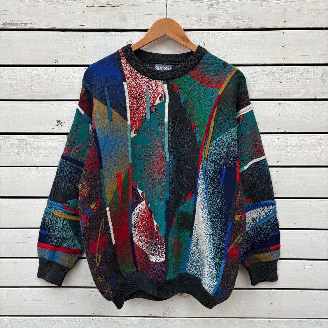 Geccu 게쿠 케이블 니트 상품이미지1