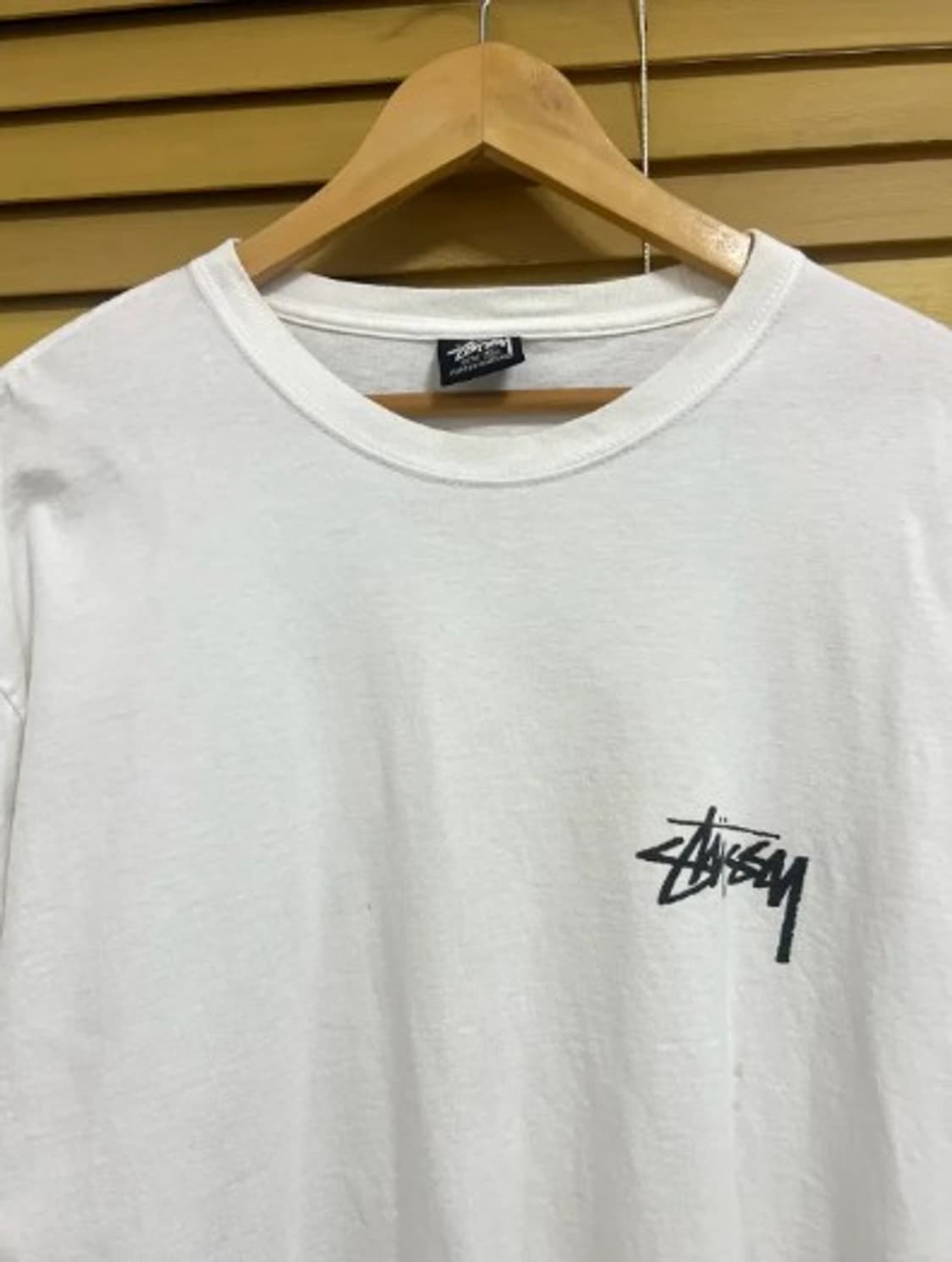 스투시 남성 버닝스탁 라운드반팔티셔츠 XL 상품이미지1