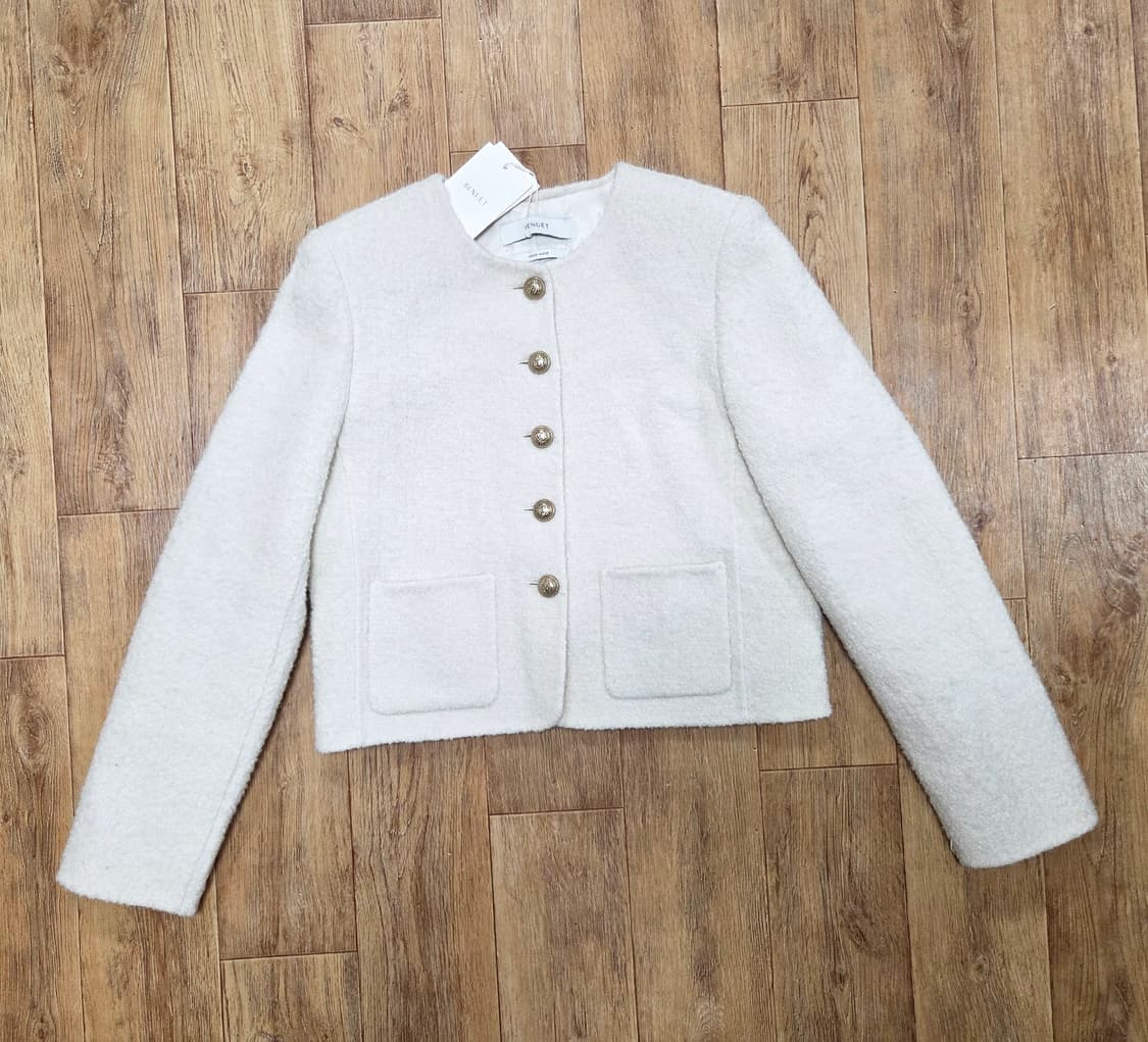 베뉴엣(BENUET) 알파카 울 아리아자켓 55 새상품 상품이미지4