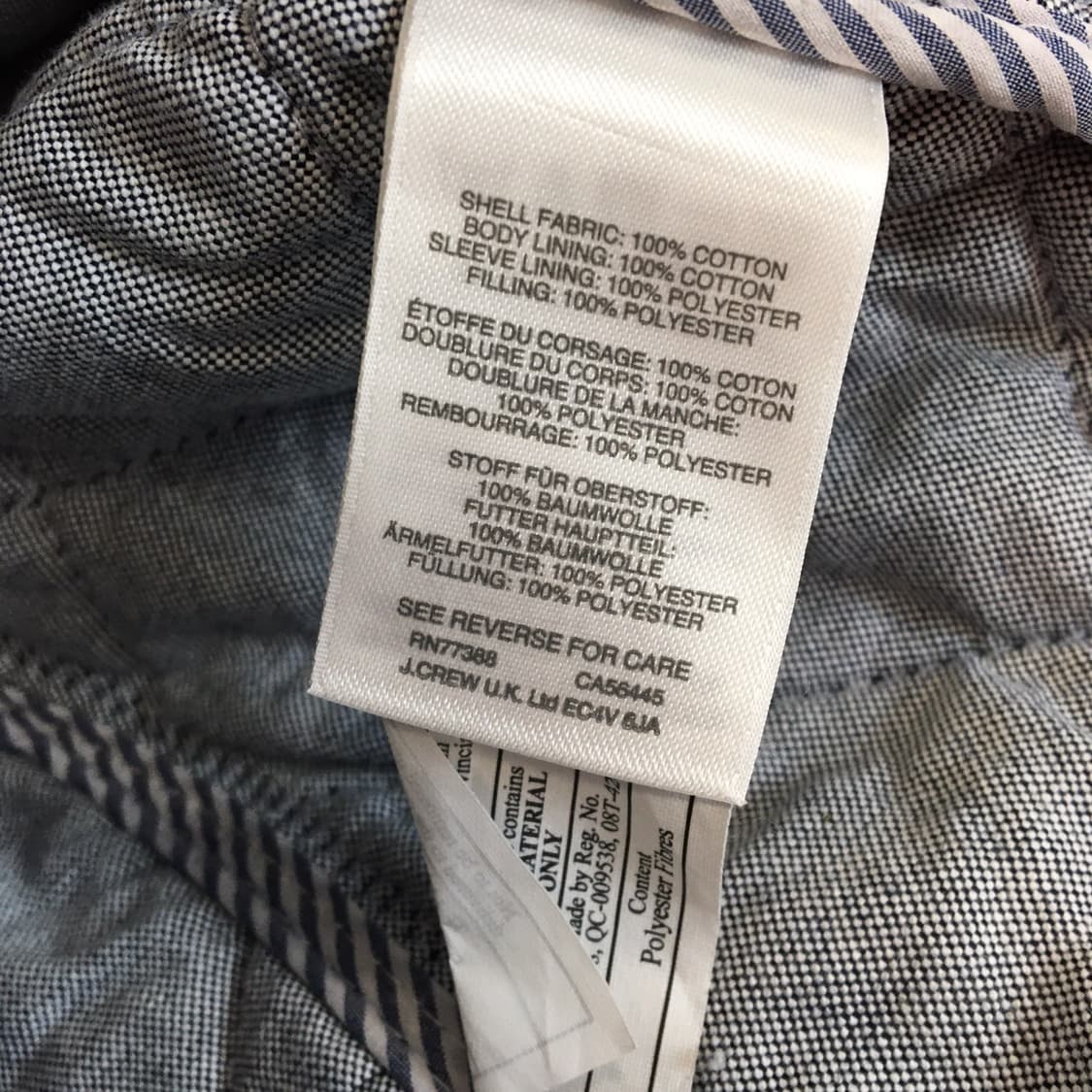 J.CREW 제이크루 금장 퀄팅자켓 XXS-XS 상품이미지6