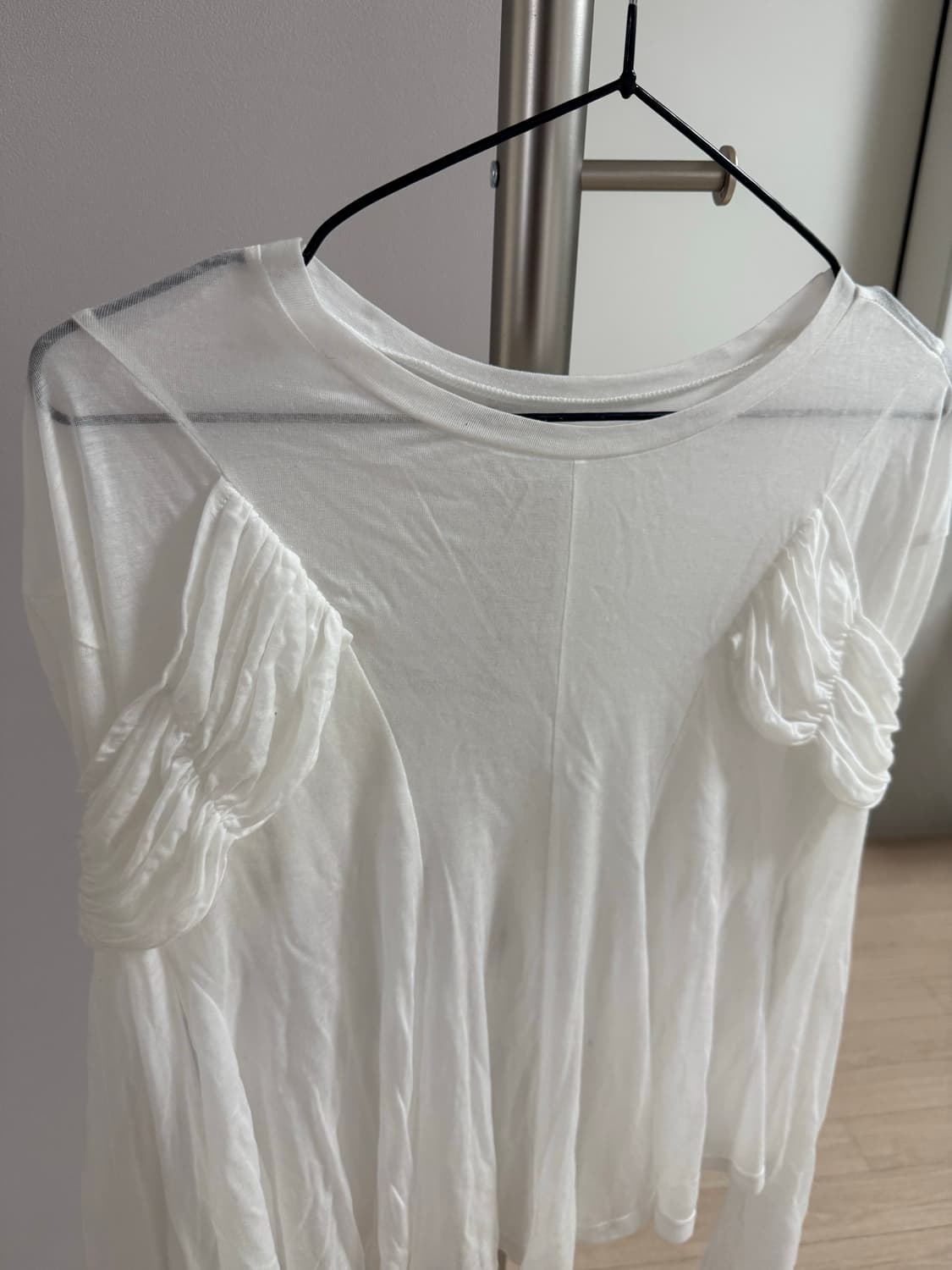 울리카상투스 커튼탑 화이트  상품이미지6