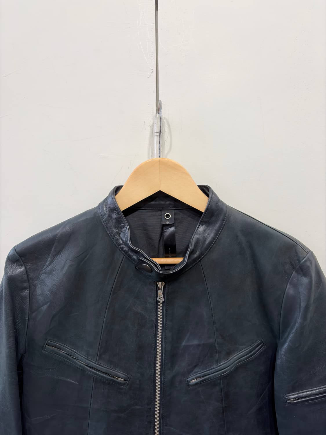 wjk 싱글 라이더 레더 자켓 상품이미지3