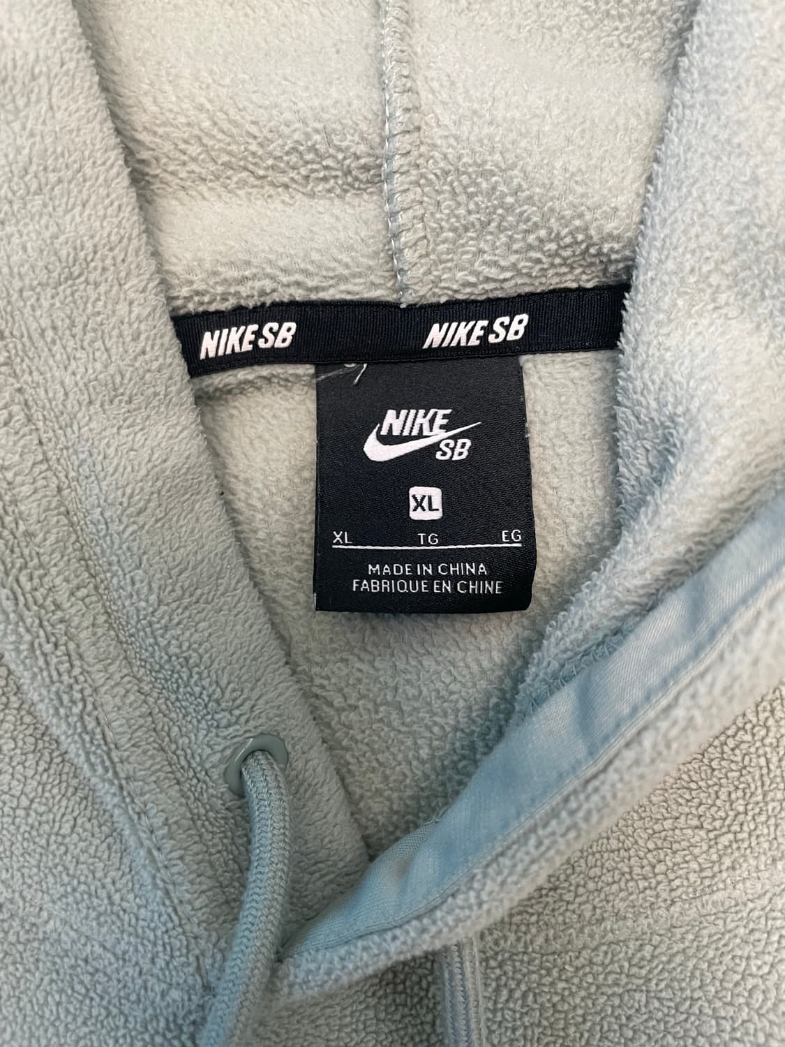 나이키 플리스 세이지그린 후드 상품이미지3