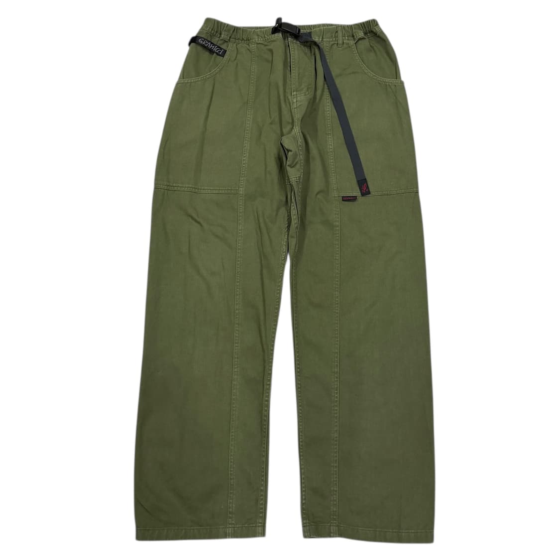 그라미치 벨트 가젯 팬츠 바지 카키 그린 XL 상품이미지1