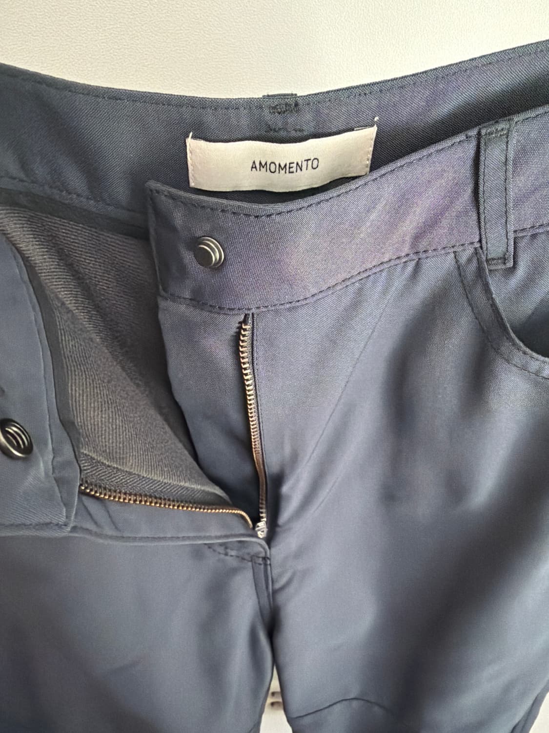 아모멘토 스트레이트 팬츠 dark navy 상품이미지2