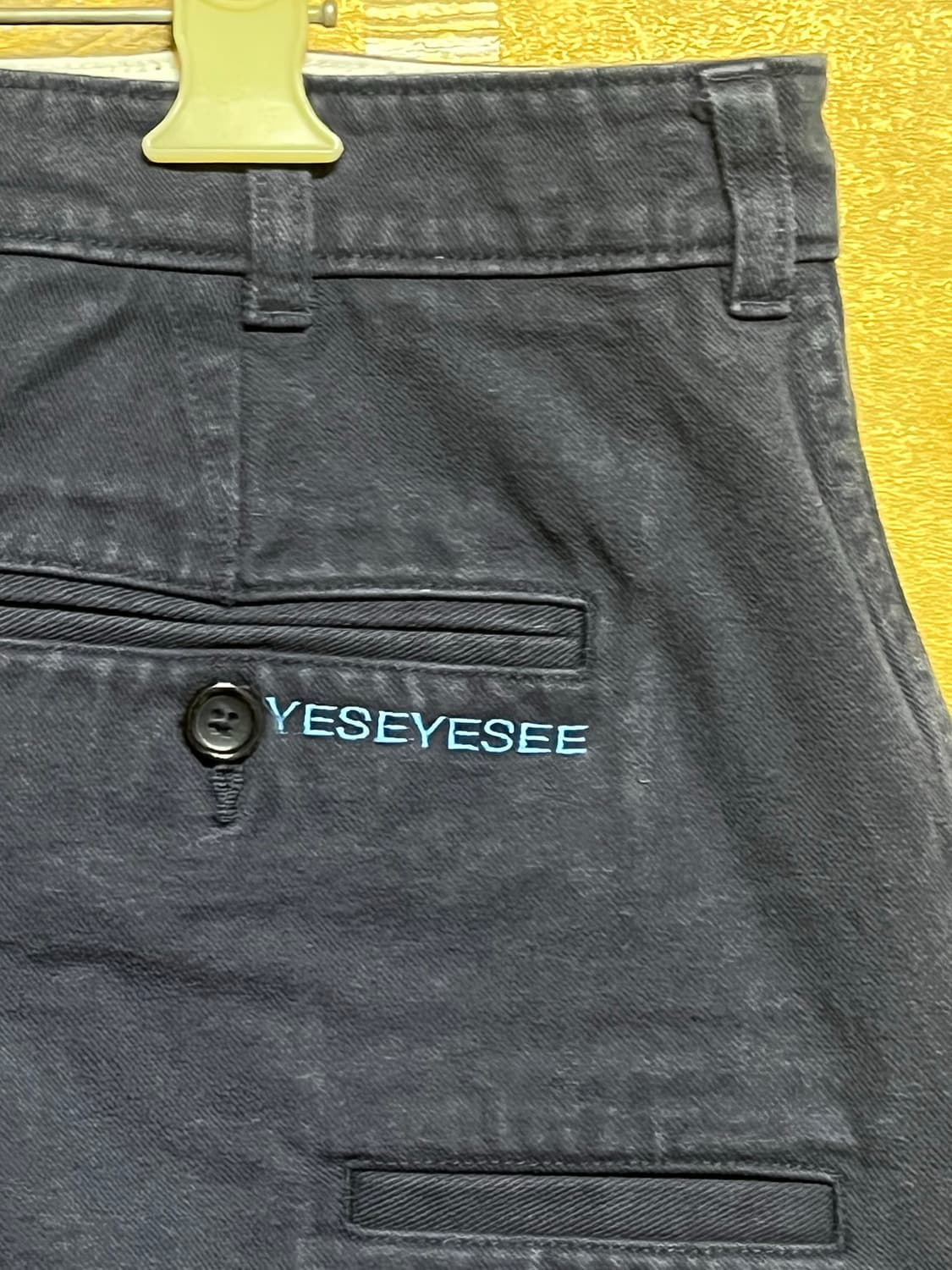 YESEYESEE 네이비 코튼팬츠 S (29) 상품이미지4