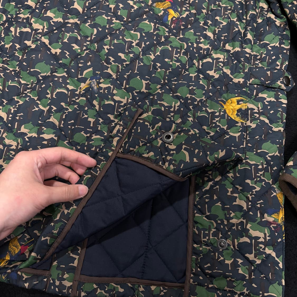 40 105 커스텀멜로우 카모 밀리터리 워크 퀼팅자켓 상품이미지5