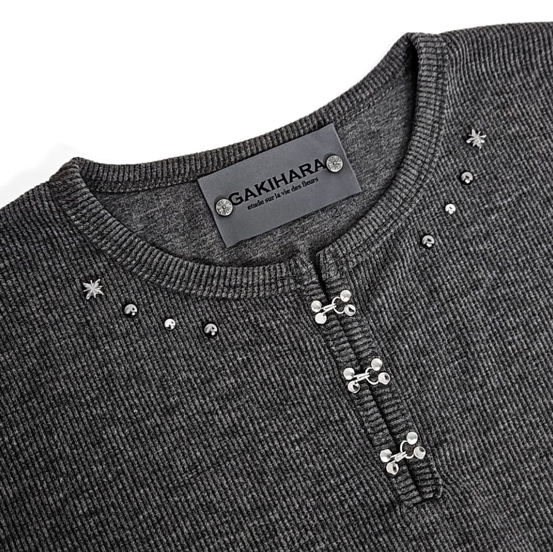 가키하라 웨스턴 후크 헨리넥 그레이 상품이미지1