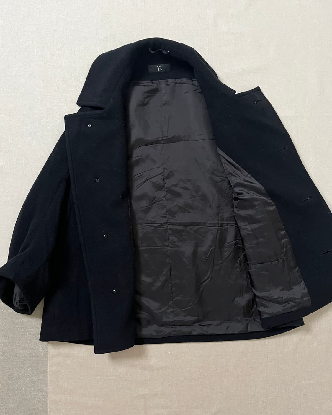 요지야마모토 돌먼슬리브 숏코트 yohji yamamoto Y’s 상품이미지3