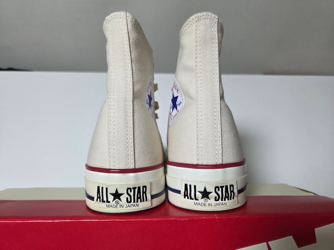 [270] 컨버스 재팬 J 하이 옥스 내츄럴 화이트 일본 제이 상품이미지5
