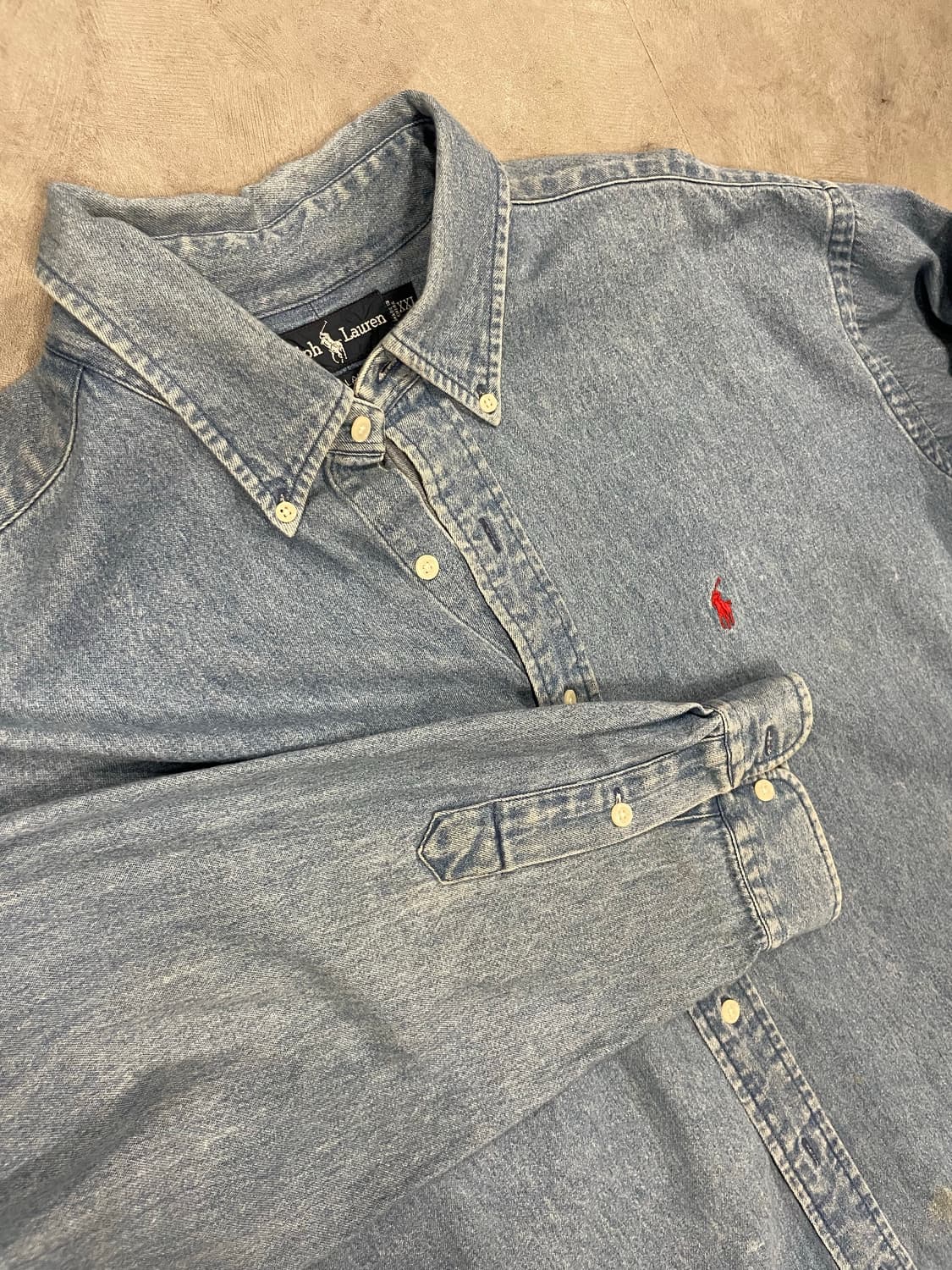 폴로 블레이어 데님셔츠 (115) 상품이미지3