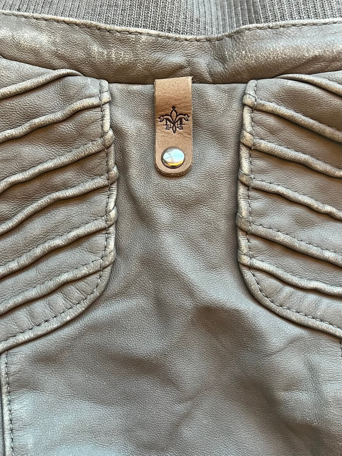 맥케이지 빈티지 레더 자켓  상품이미지5