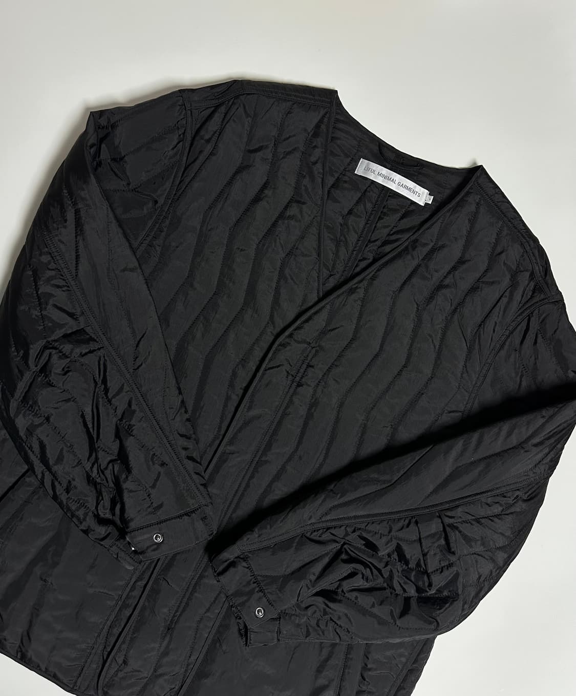라이풀 미니멀 가먼츠 경량 퀼팅 자켓 상품이미지1