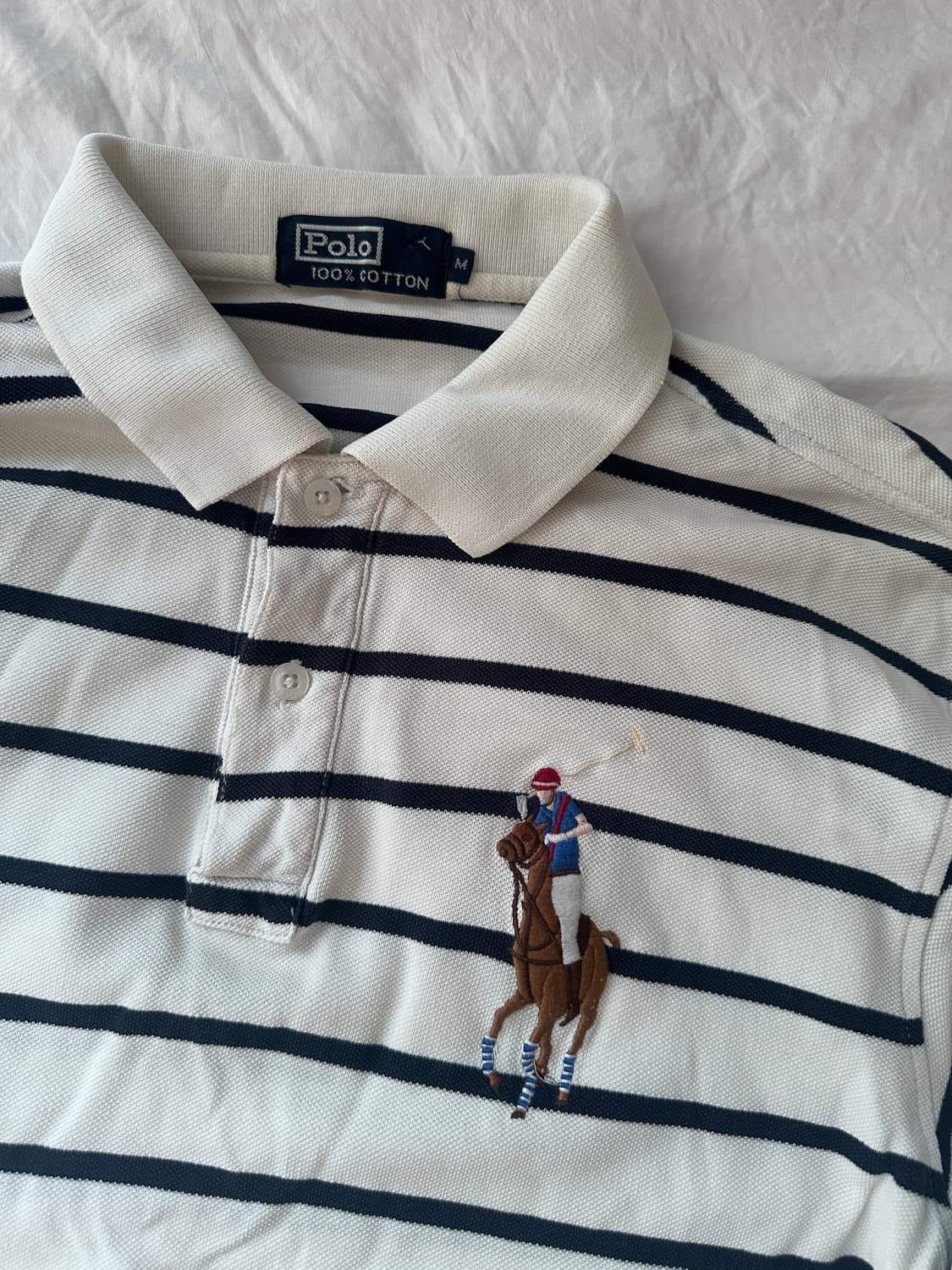 폴로랄프로렌 빅포니 럭비 스트라이프 카라 티 상품이미지2