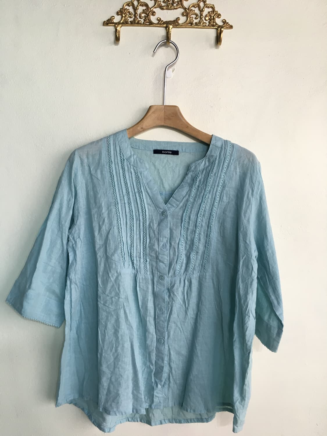 빈티지 소라 브라운 도트 코디세트 상품이미지4