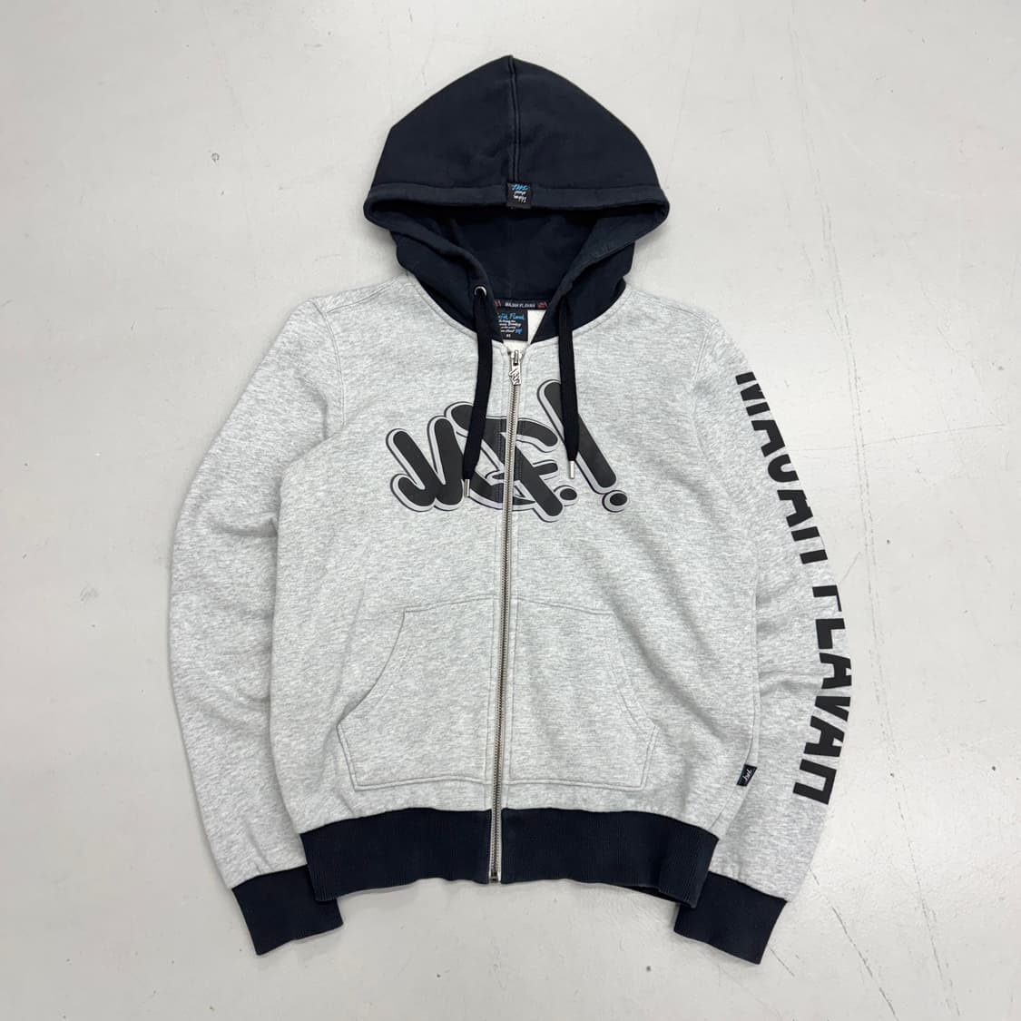 마자플라바 빅로고 딱붙 후드집업 상품이미지2