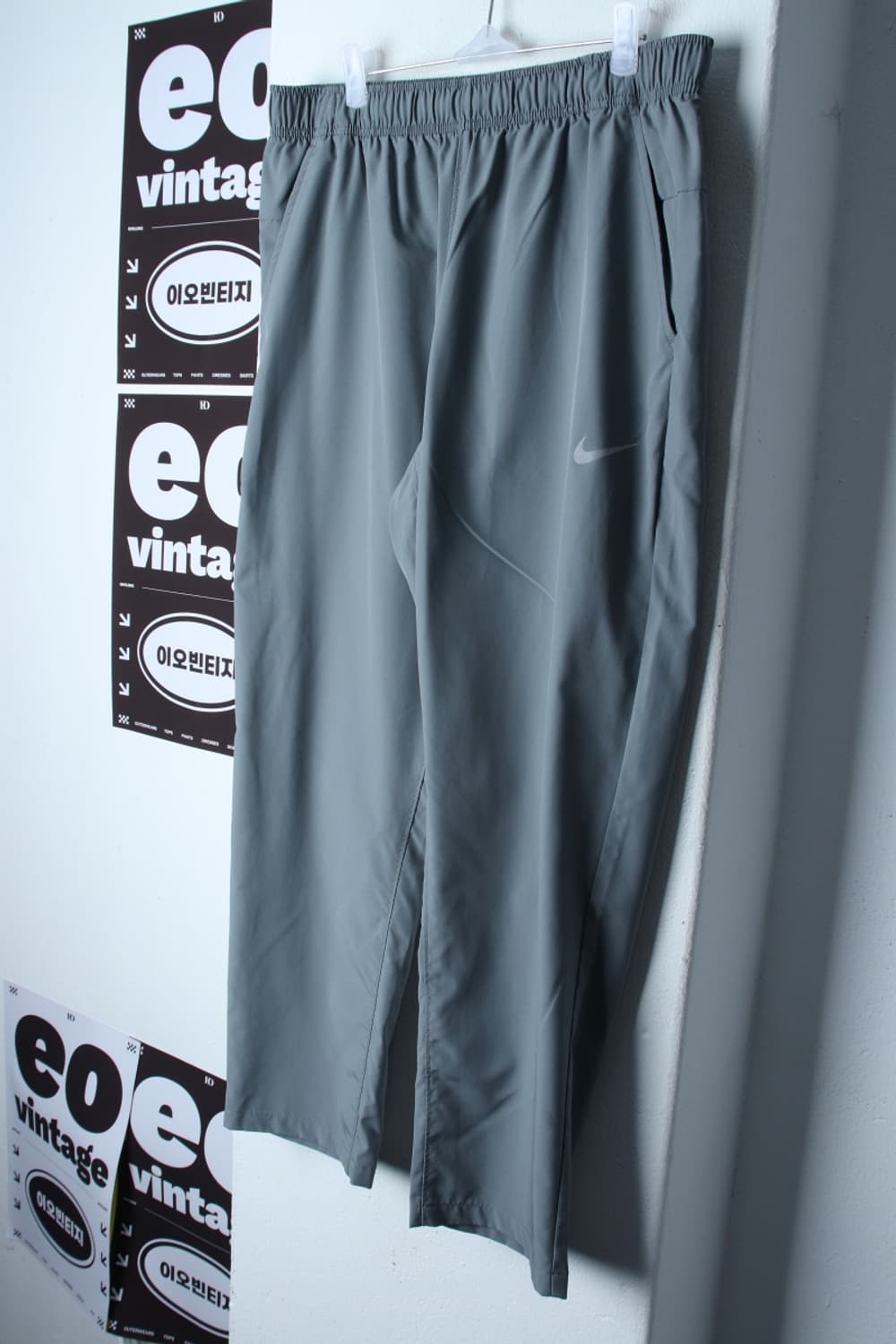 (XL-2XL) 나이키 트레이닝복 바지 기능성 밴딩 그레이-P10158 상품이미지1