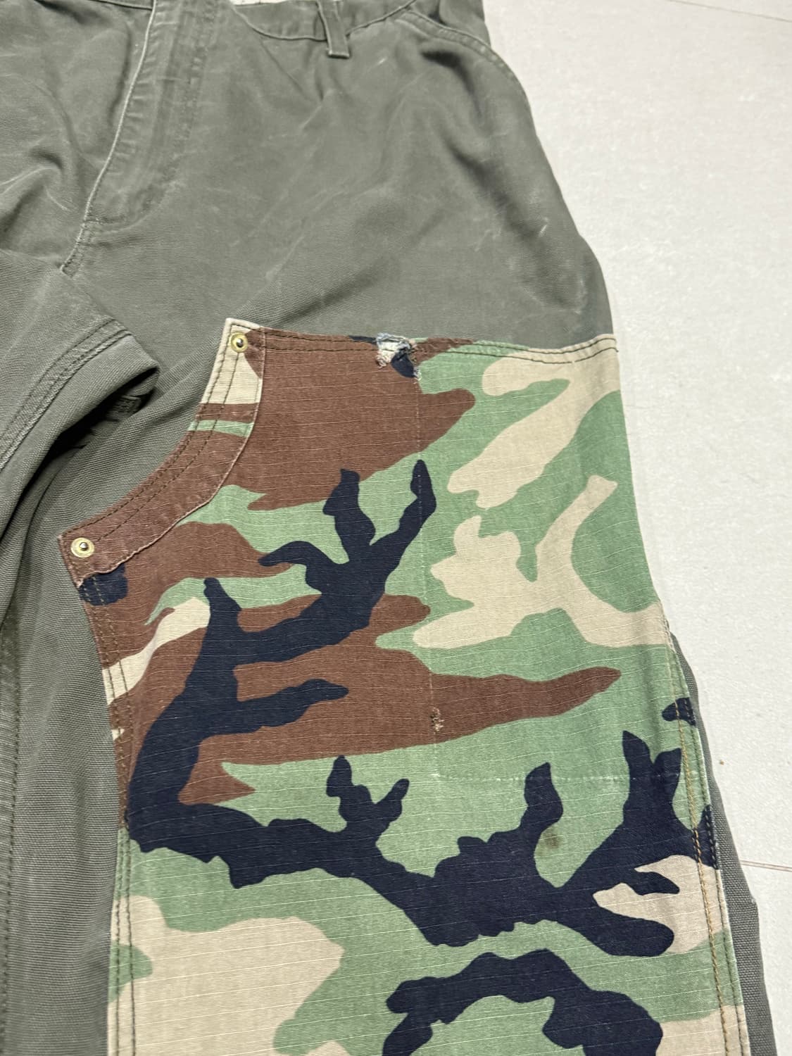 빈티지 칼하트 36x34 더블니 워시드 페인터 팬츠 바지 상품이미지5