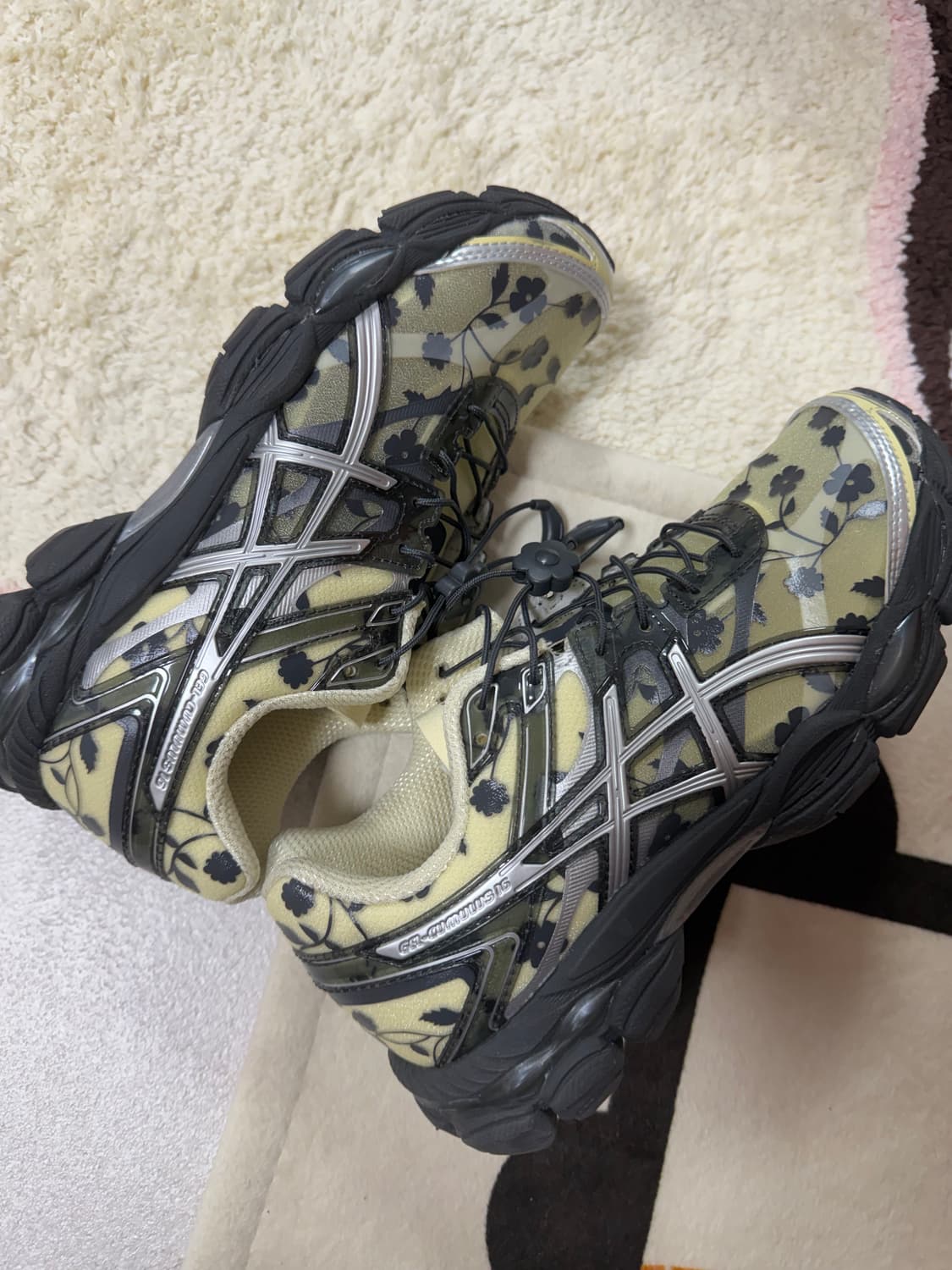 아식스 세실리에 반센 젤-카야노 20 블랙 옐로우 225mm 상품이미지2