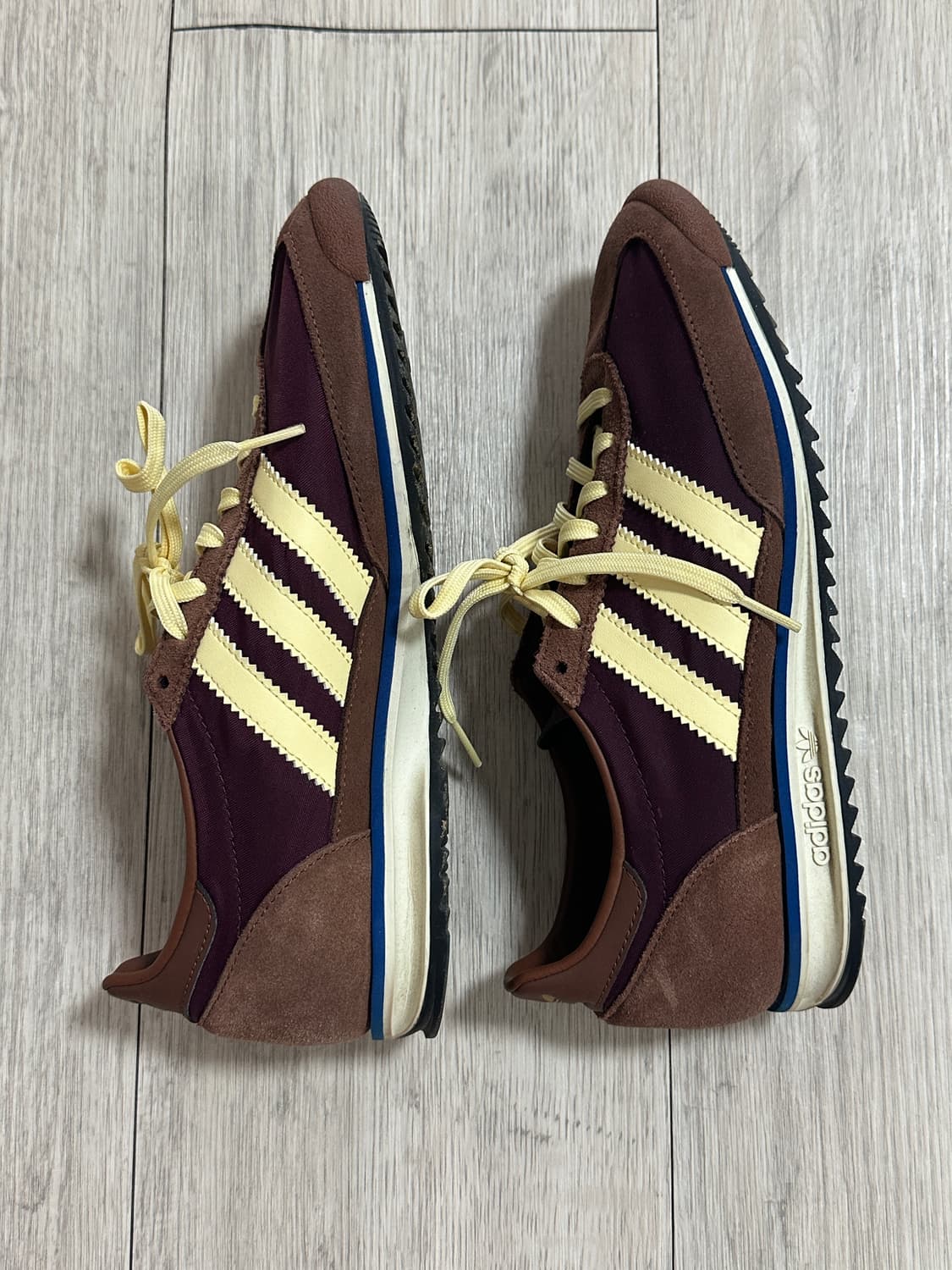 아디다스 SL 72 OG 마룬 올모스트 옐로우 250 상품이미지10