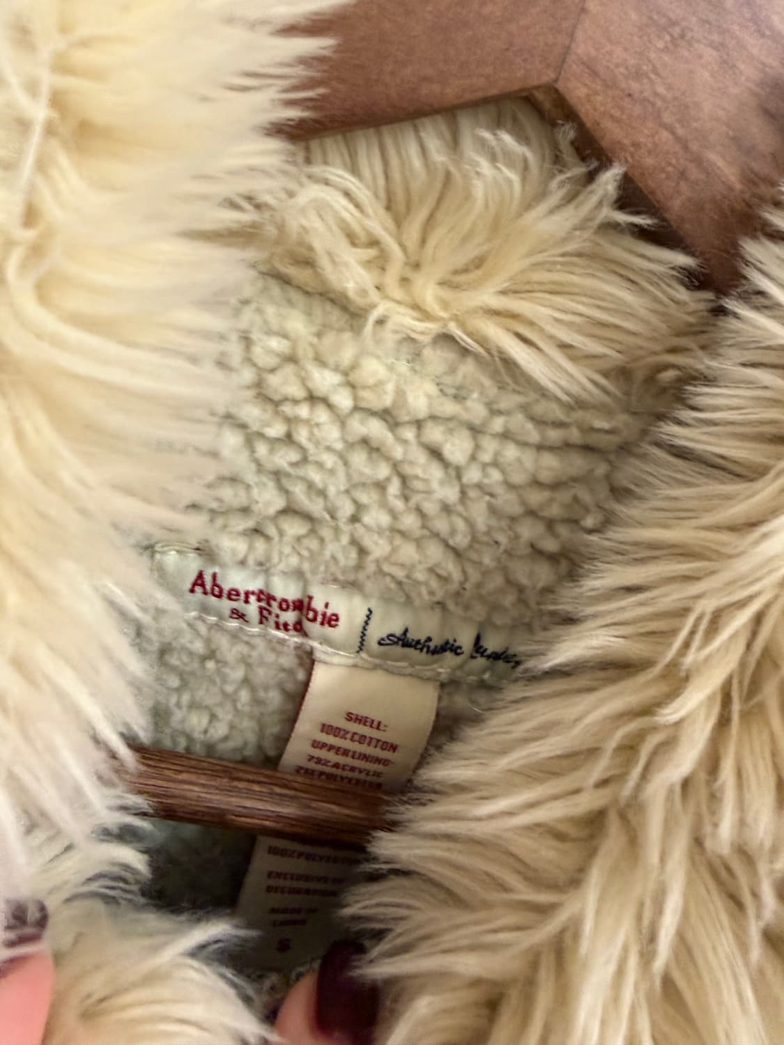 N11. 아베크롬비 울프죠 쉐르파 털 자켓 상품이미지2