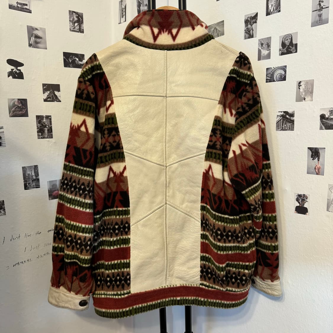 뉴질랜드 빈티지 램스킨 나바호 집업 자켓 상품이미지4