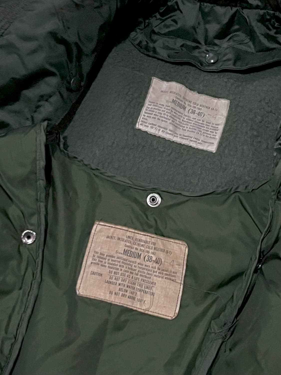 [M]62s 미군 오리지널 A-1 덱 자켓 항공 점퍼 상품이미지6