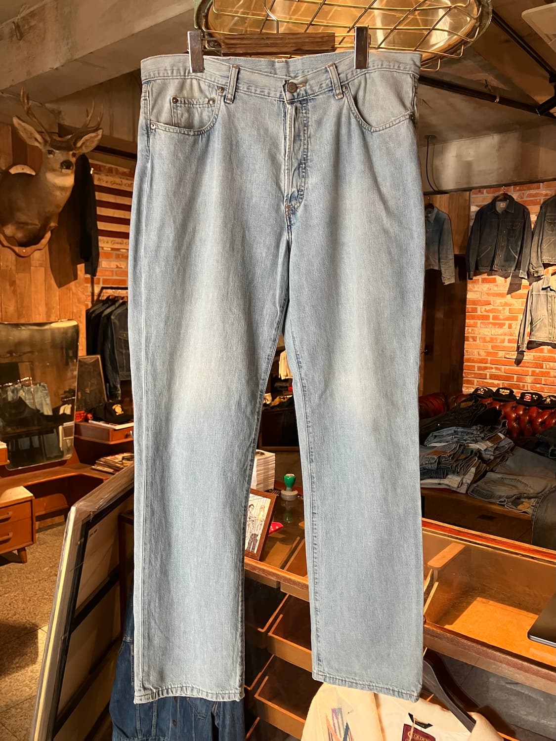 90s USA RRL 빈티지 더블알엘 5포켓 데님 팬츠 상품이미지2