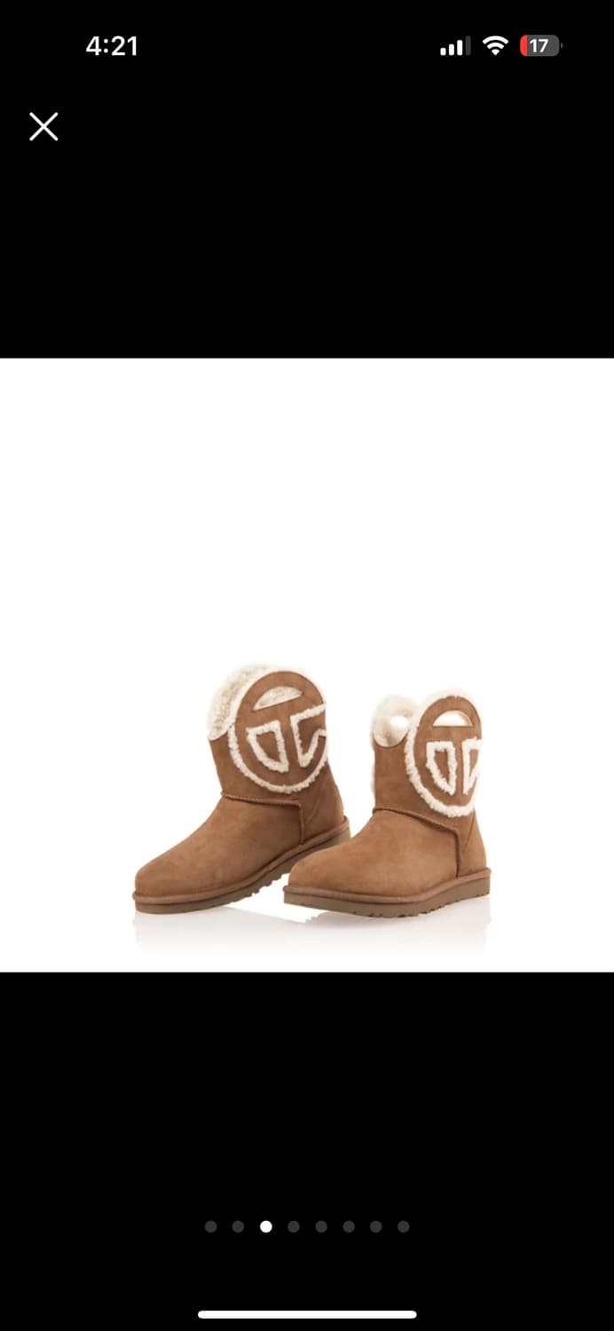 220 텔파 x 어그 부츠 미니 체스트넛 ugg telfar 상품이미지7