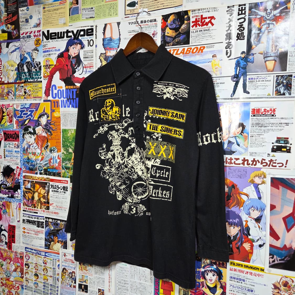 빈티지 펑크 프린팅 PK롱슬리브 상품이미지2