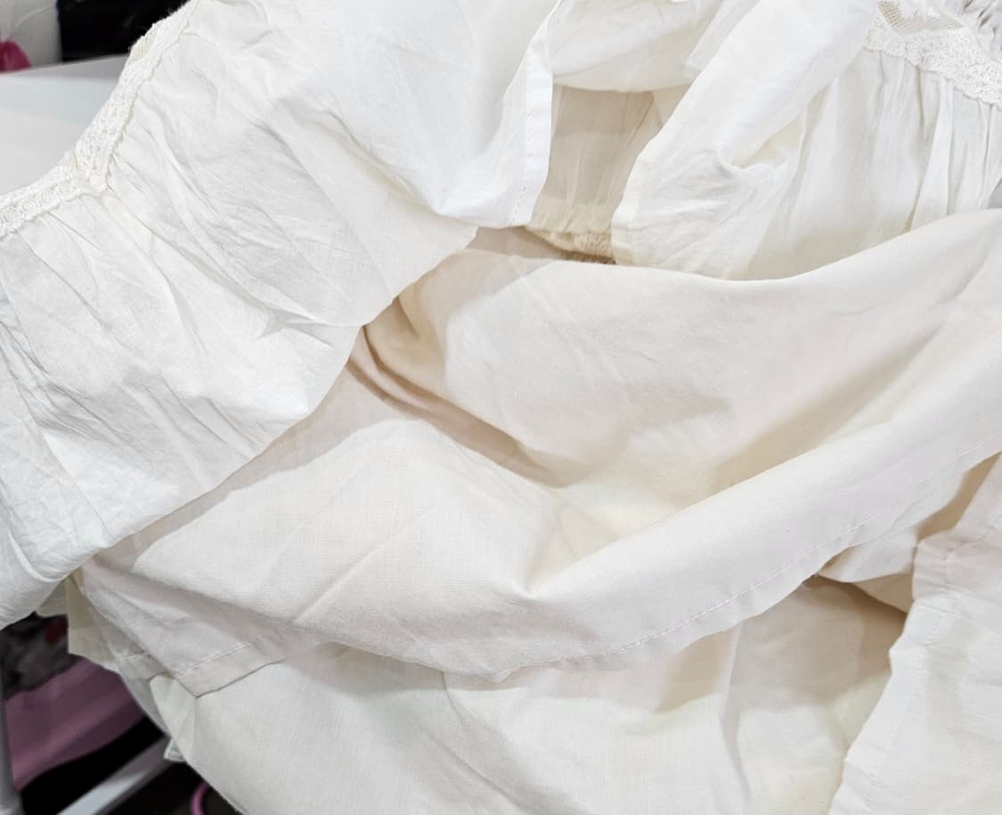 엑시즈팜(Axes Femme) 아이보리 레이스 티어드 원피스 상품이미지10