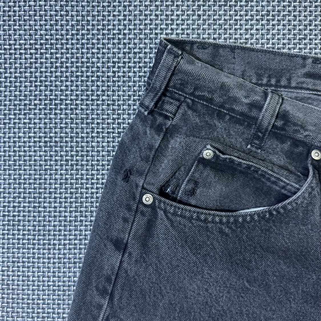 Wrangler 블랙 하프 데님(34/kold_7877) 상품이미지4