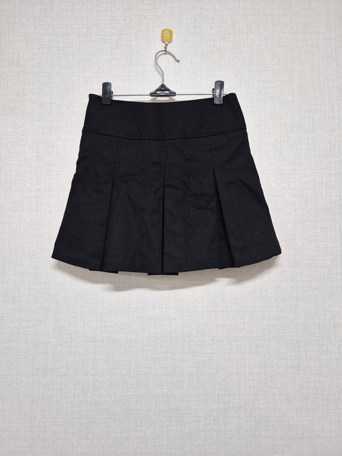 블랙 플리츠 미니스커트반바지 상품이미지2