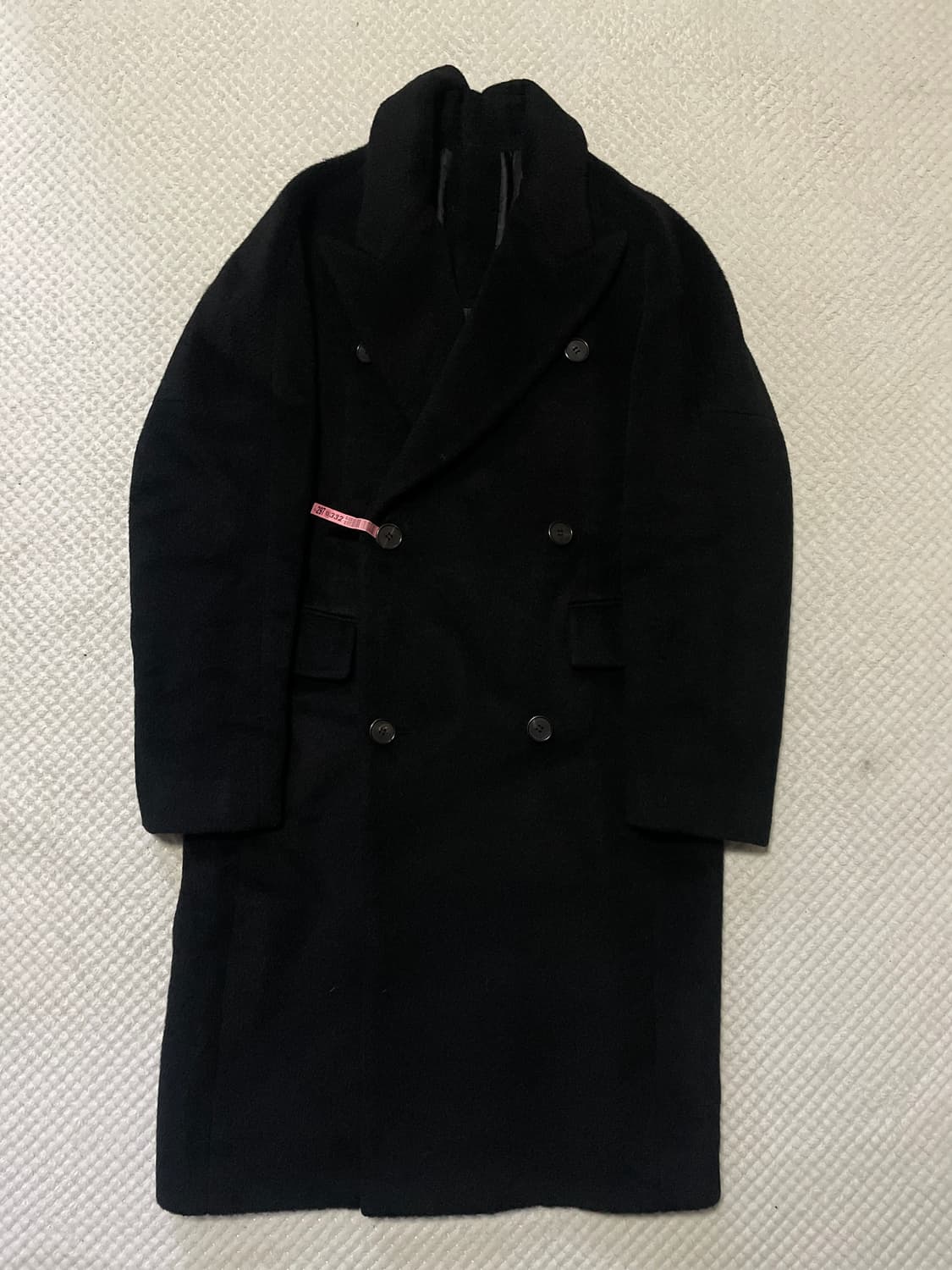 [M] SYSTEM 시스템옴므 오버사이즈 양모 알파카 더블 코트 상품이미지2