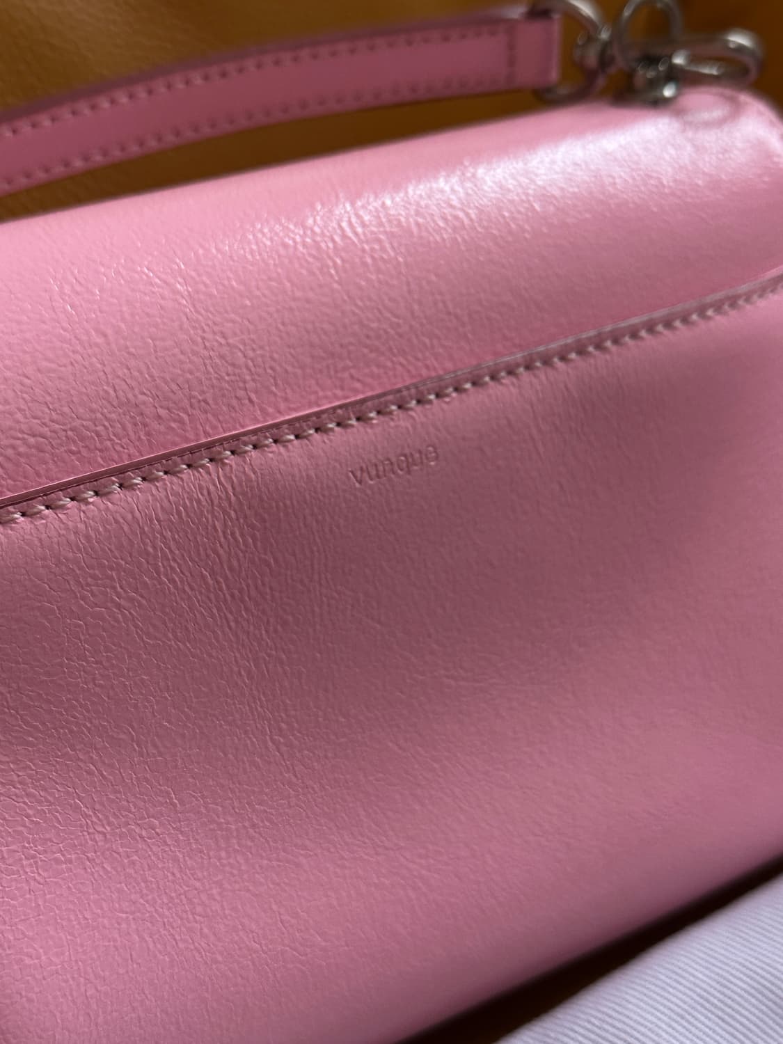 Vunque 분크 바게트 미니 크로스백 숄더백 핑크 상품이미지7