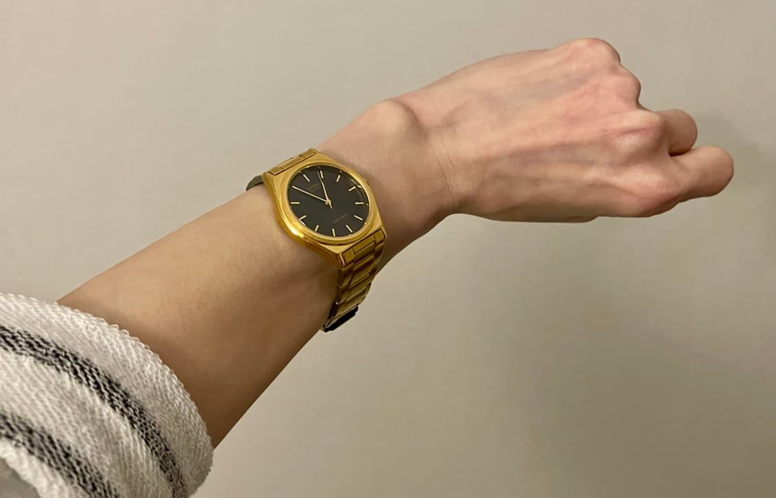 CASIO 카시오 MTP-1130 빈티지 골드 블랙다이얼/35밀리 상품이미지9