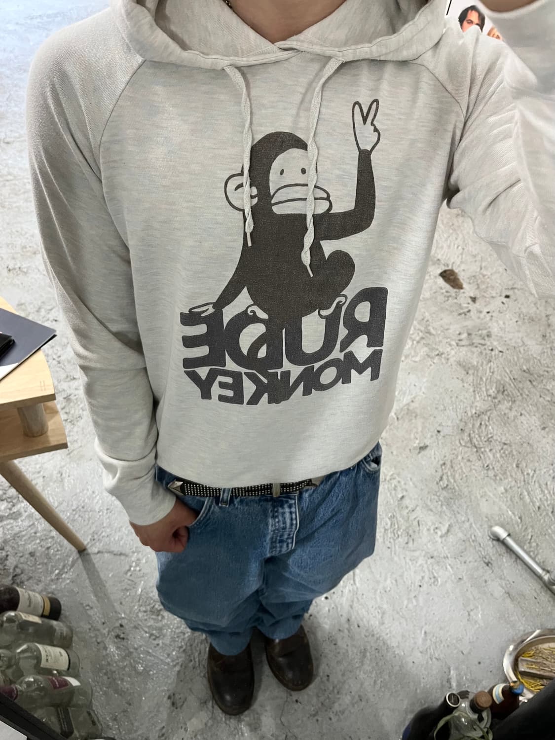 D.T.S.G saru hoodie 상품이미지4