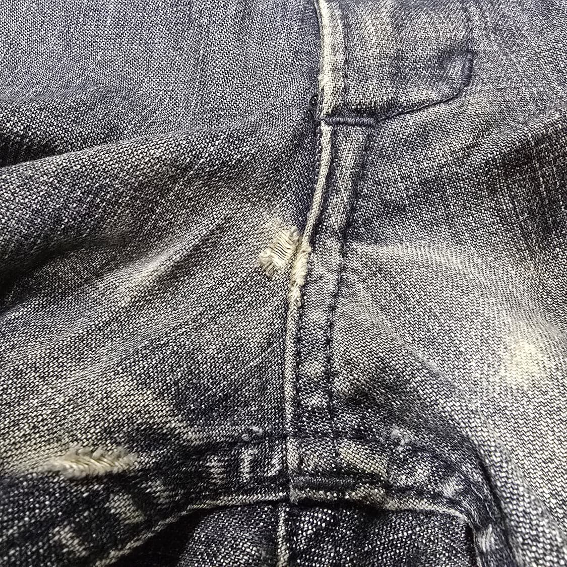 Vintage 00s Japan Lee 플랩포켓 카고팬츠 블랙 31 상품이미지5