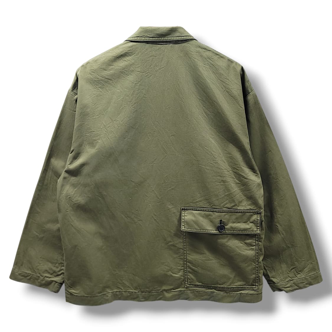 [L] 유니클로 X 마르니 카키 오버사이즈 워크자켓 상품이미지2