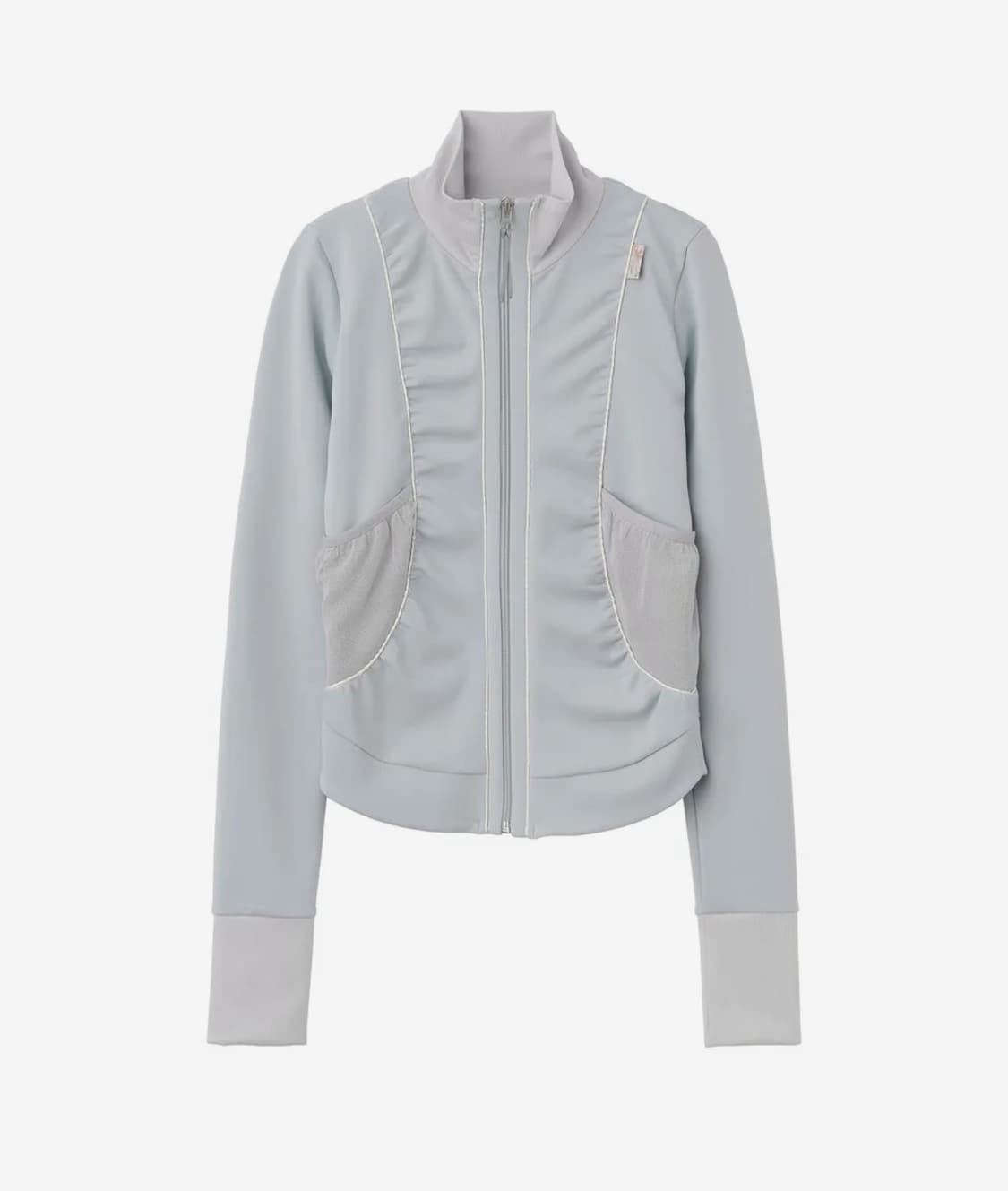 스컬프터 Shirring Zip-Up Jersey 셔링 집업 져지 상품이미지1