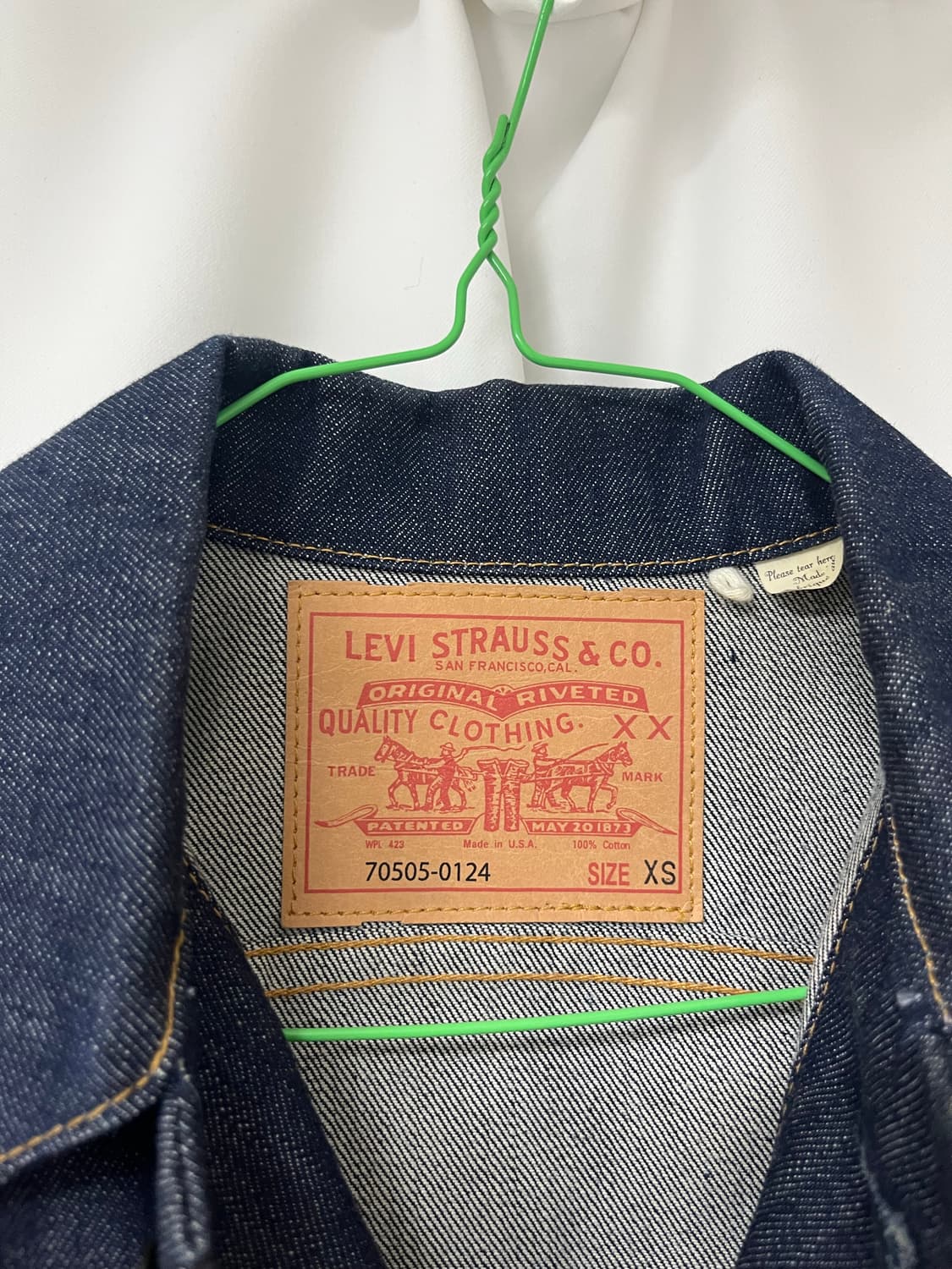 리바이스 데님 자켓 XS 상품이미지3