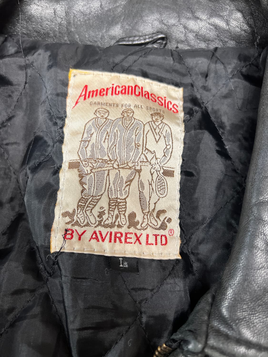 [L] AVIREX 시그니처 USA 빈티지 가죽자켓 상품이미지6
