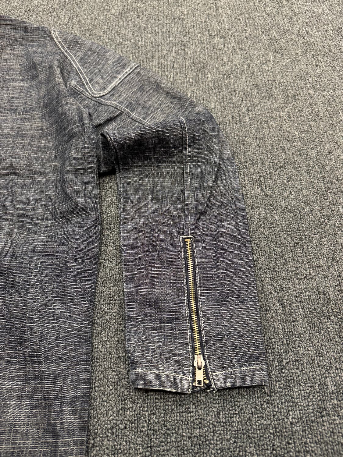 American vintage 데님 집업 자켓 상품이미지5