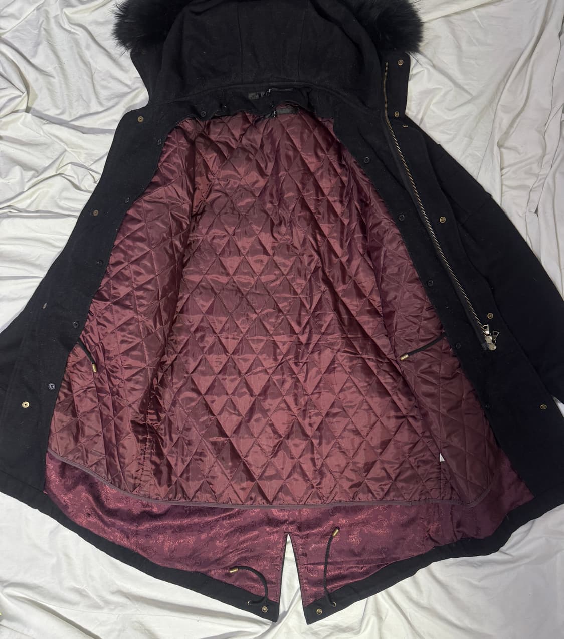 No id 멜튼 울 M-51 파카 y2k vkei  토네이도마트 밀리터리 상품이미지9